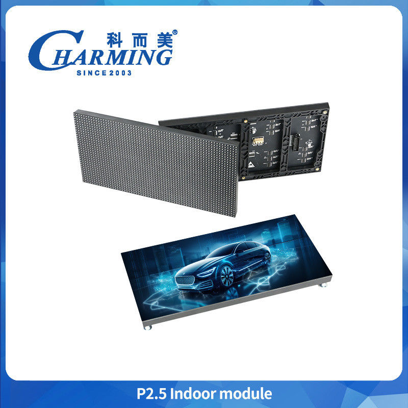 تردد التحديث 3840 هرتز LED P2.5 عرض فيديو 2025 وحدة Com P2.5 عرض داخلي LED