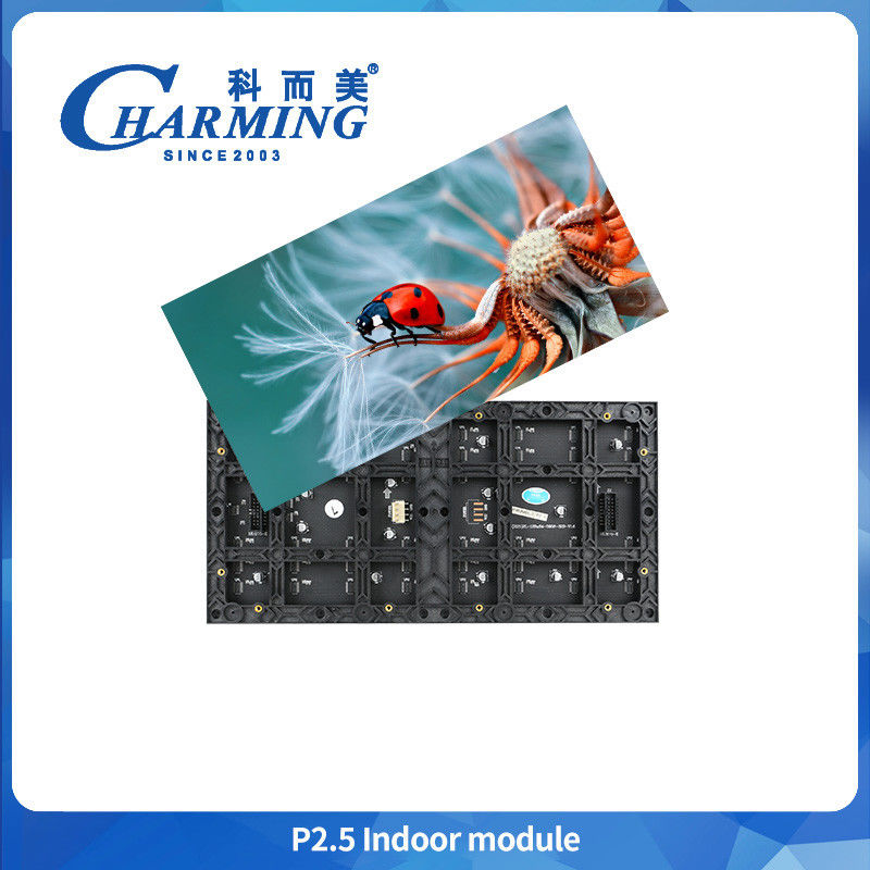 320x160MM P2 P2.5 P3 P4 شاشة فيديو حائط LED Modules For Signs شاشة LED داخلية 4k معدل تحديث عالي