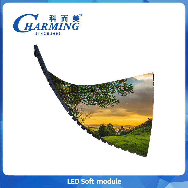 2025 الأكثر شعبية 3840 هرتز HD Module Led P2 P2.5 P3 P3.076 P4 LED Soft Module داخلي شاشة عرض مرنة LED