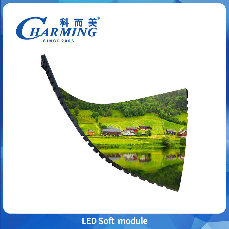 سعر المصنع P4 LED Soft Module عرض داخلي شاشة حائط فيديو وزن 255g 256*128MM شاشة SMD2020 Adveresting