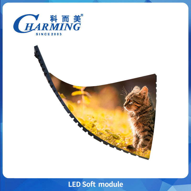 LED Soft Module LED Screen معدل تحديث عالي عرض ضوء مضاد للبيئة قابلة للتخصيص مرنة
