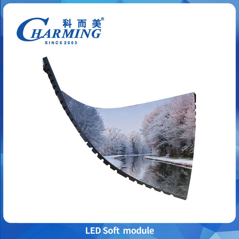 P2.5 320x160 وحدة ناعمة لوحة LED مرنة وحدة LED ناعمة عرض رسالة متحركة لوحة إشارات LED