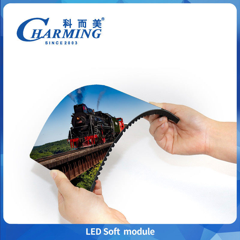 أداء عالي P2.5 / P3Led Soft Module شاشة داخلية IP40 240 * 120MM / 320 * 160MM للإعلانات الداخلية