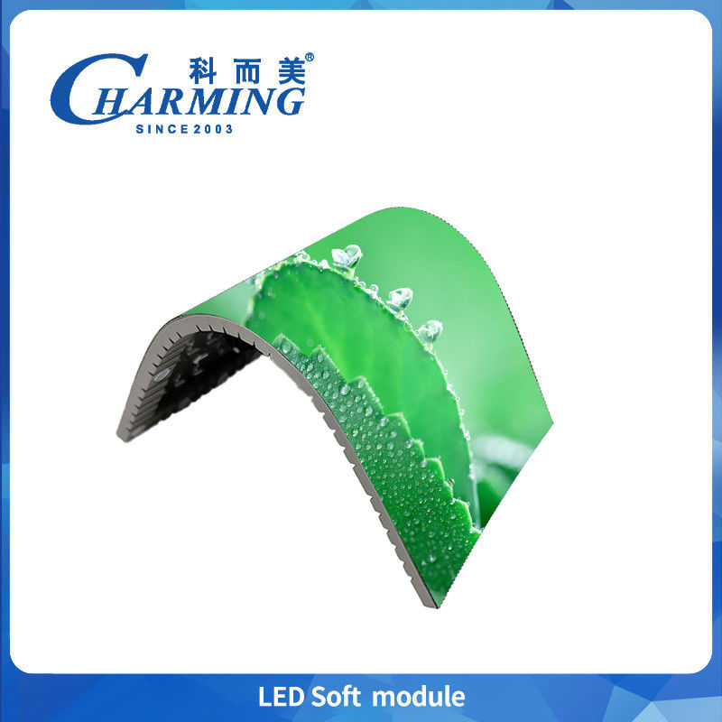 شاشة LED ملونة داخلية SMD كاملة P2 P2.5 P3 P4 لوحة LED مرنة Rgb منحنية مرنة Led Board Soft Led Module For Ads