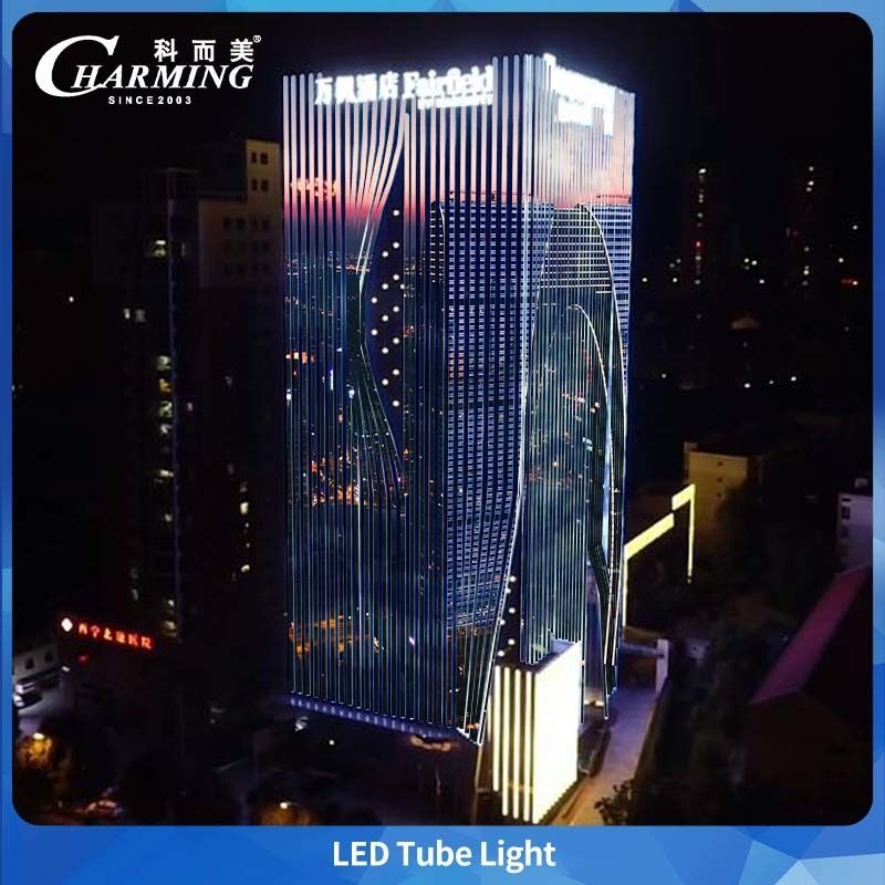 مصباح أنبوب U40 LED مع BIS و LAN SASO تصميم خط خفي للمباني الخارجية