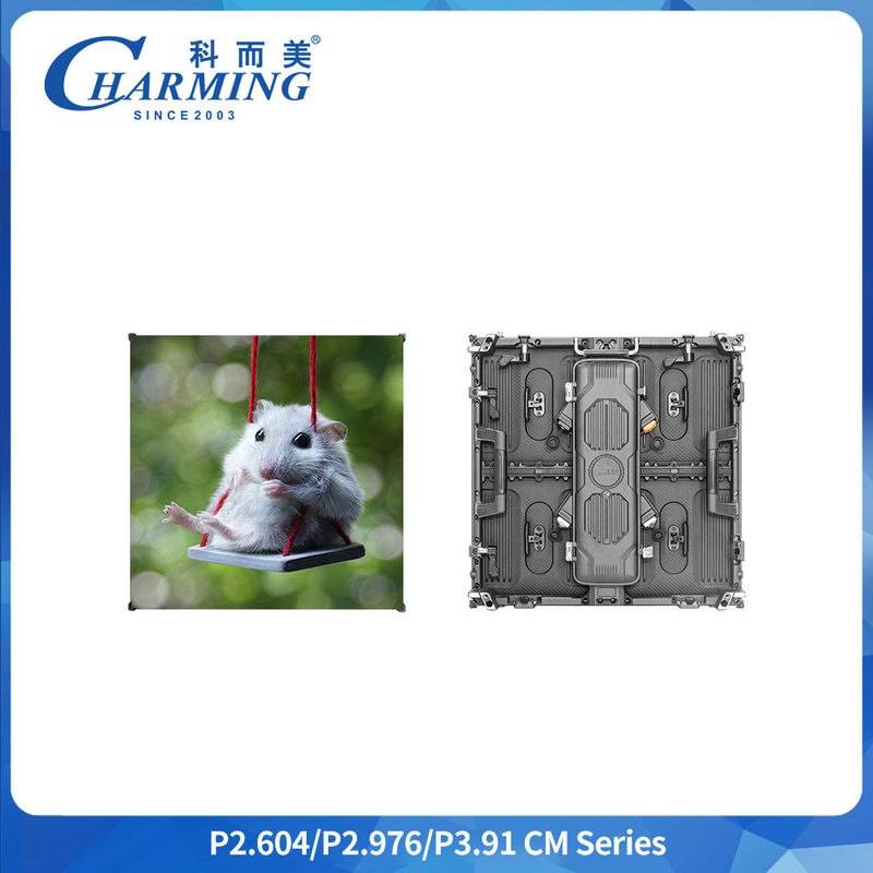 شاشة LED للإيجار الخارجية P3.91، مقاومة للماء IP65، 500*1000 مم / 500*500 مم، 7680 هرتز، شاشة عرض للإيجار متعددة