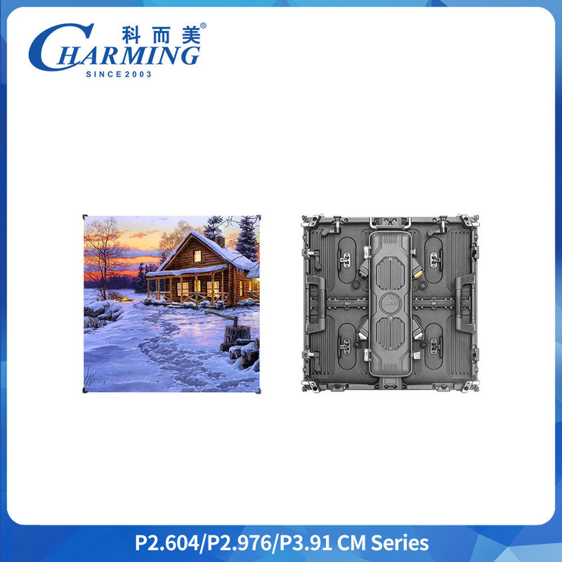 شاشة عرض LED للإيجار داخلية وخارجية ملونة بالكامل Ledwall P3.9 P3.91 شاشة فيديو LED مقاس 500*500 مم 500*1000 مم شاشات عرض من الألومنيوم المصبوب