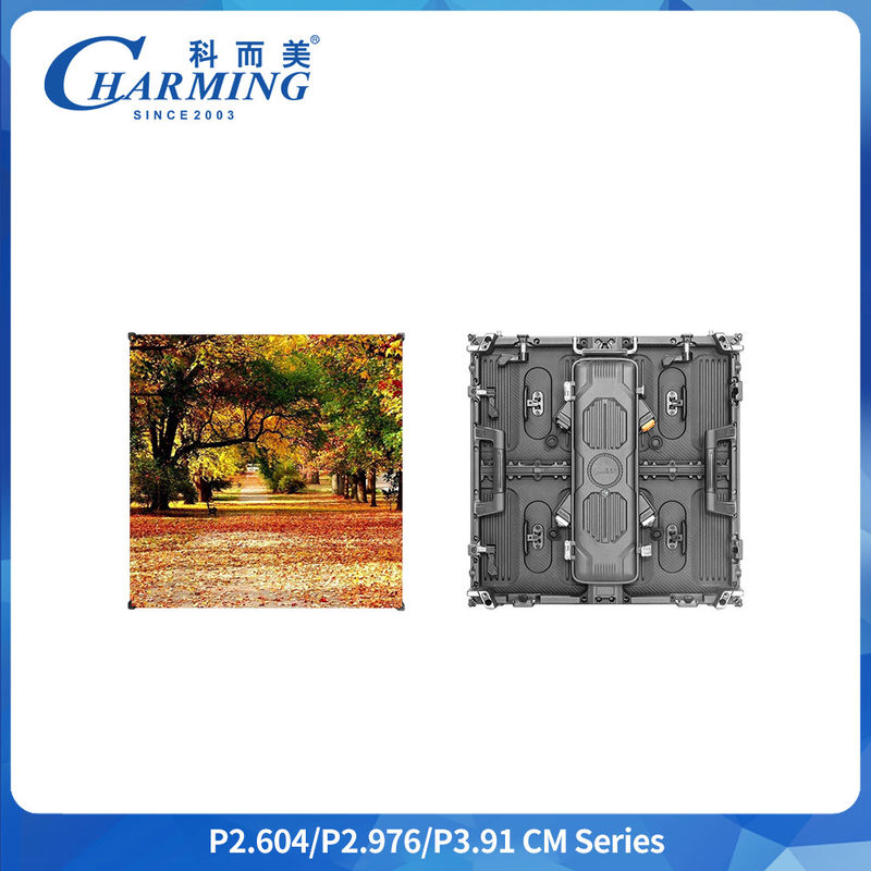 شاشة LED خارجية P3.91 مقاومة للماء IP65 مقاس 500x500 مم شاشة تأجير لخلفية المسرح وعرض الرسم الرقمي للإيجار