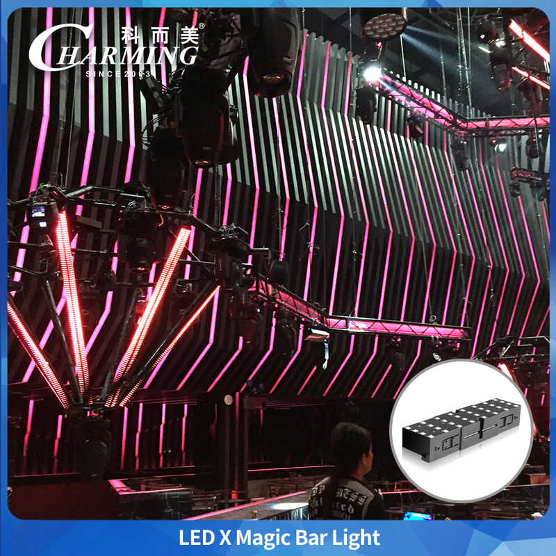 المنتج الساحر القابل للتركيب على الحائط LED X Magic Bar For Entertainment Event التصميم الوحدي المنتج الساحر LED X Magic Bar