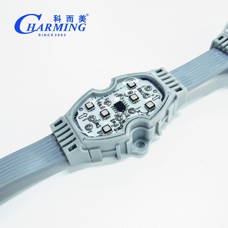 43A محفوفة بالفيكسل الضوء IP66 SMD3535 شريط الإضاءة الخارجية الزخارف الجدار الخارجية