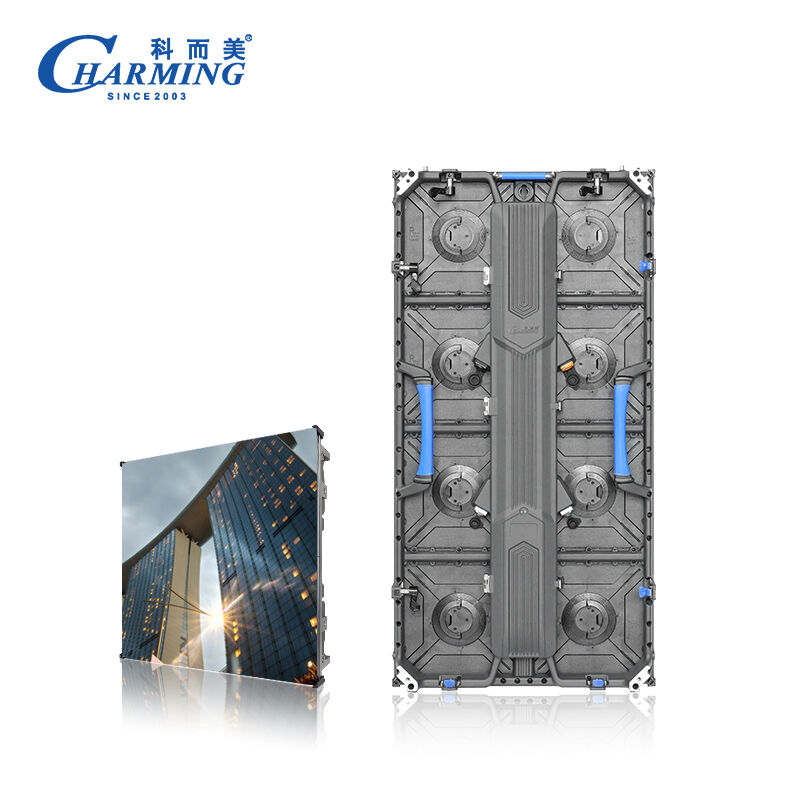 3840 هرتز ارتفاع معدل تحديث في الهواء الطلق P3.91 LED جدار فيديو مع غرفه الألومنيوم المصبوب الميت وتصميم خفيف الوزن 500x1000mm