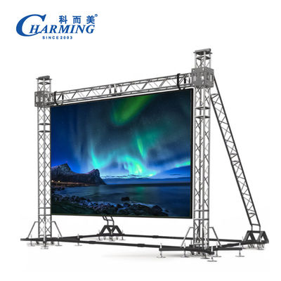 شاشة عرض LED خارجية للإيجار SMD1921 متعددة السطوع 3840 هرتز P3.91