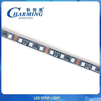 شريط إضاءة SMD5050 RGB متعدد السطوع ، مصباح LED SPI Control Club