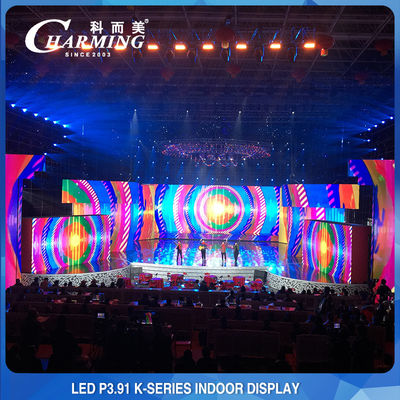 شاشة LED للإيجار 50 / 60Hz مقاومة للماء Pixel Pith 3.91mm