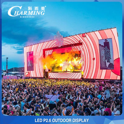شاشة 4K LED P2.6 Stage Rent Outdoor LED Video Wall Display شاشة تشغيل الفيديو