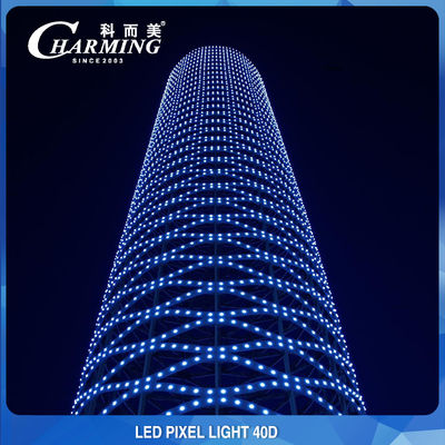 أضواء LED بكسل للمباني الخارجية DC24V 40D SPI تحكم دائم
