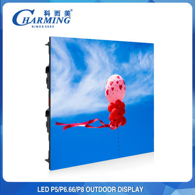 شاشة عرض جدار الفيديو LED الخارجية الثابتة ROHS P5 4K للإعلان