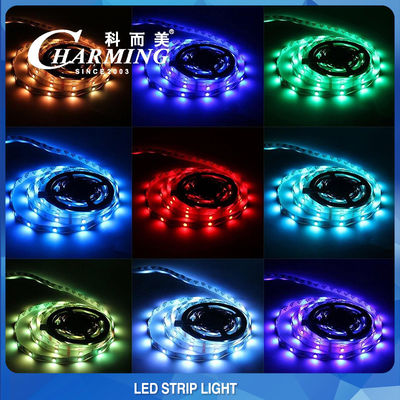 14W IP42 DC12V RGB LED قطاع ضوء عرض 10MM للنادي الليلي