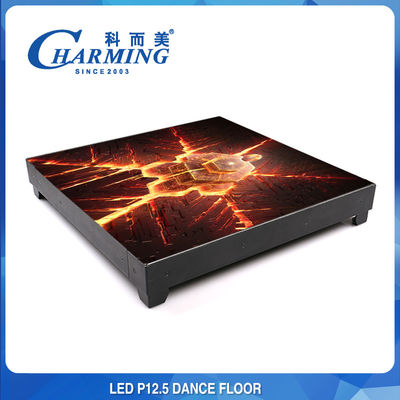 AC180-240V Disco Dance Floor، Pixel Pith P12MM تضيء بلاط أرضيات الرقص