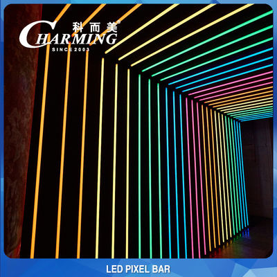 في الهواء الطلق 64 بكسل التحكم الفردي LED أنبوب الضوء IP65 للتأجير