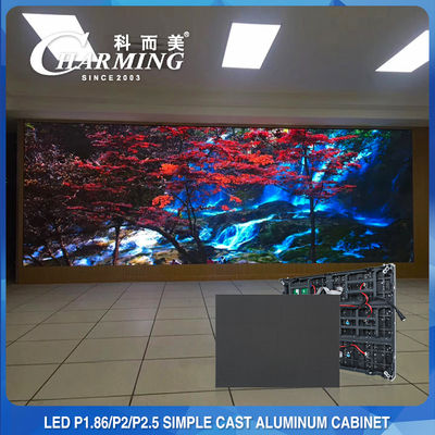 شاشة LED داخلية ثابتة متينة مقاس 64 × 48 سم بكسل Pith P2MM 16Bit