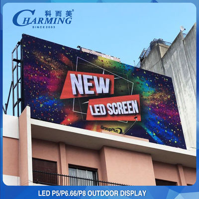 1200W P5 P8 في الهواء الطلق LED فيديو الجدار للماء للإعلان