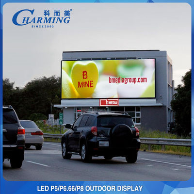 لوحات الحائط الخارجية للفيديو متعدد السطور Pixel Pith 8MM SMD1921