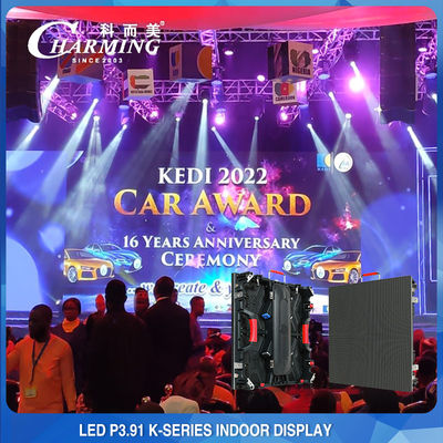 شاشة LED الداخلية الثابتة Ultrawide P3.91 ، 500x1000mm وخفيفة الوزن