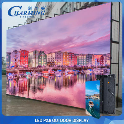 14-16 بت 4K شاشة LED خارجية للإيجار P3.91 سمك 86 مم