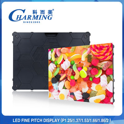 شاشة LED داخلية ثابتة 64 × 48 سم P1.5 / P1.8 / P2 / P2.5 4K Refresh فائقة النحافة