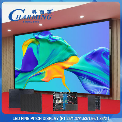 شاشة LED غير ملحومة P2.5 شاشة LED داخلية ثابتة بدقة 4K دييكاست ألومنيوم