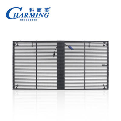 شاشة LED خارجية شفافة P3.91 شاشة ملونة 256x64 IP65