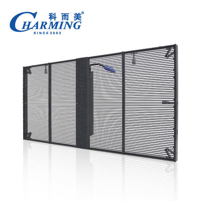 شاشة LED شفافة لعرض الإعلانات على الزجاج P3.91 داخلي وخارجي