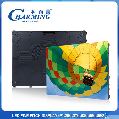 عرض تلفزيوني 64x48 سم HD P1.2MM شاشة LED داخلية ثابتة 4K تحديث