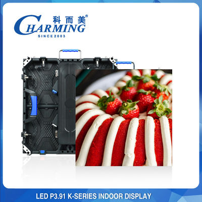 العرض المضخم المضخم الداخلي الخارجي الملون بالكامل Ledwall P3.9 P3.91 Led Video Wall 500x500mm عرض الألومنيوم المصبوب المضغوط