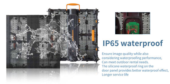 شاشة عالية الوضوح P3.91MH Series بنية مقسمة 88.5mm 1/8Scan Transparent Screen