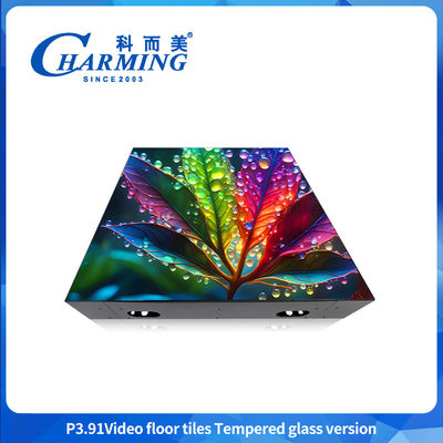 3840 هرتز معدل تحديث عالية مضاد للماء عرض LED HD فيديو مثير P3.91 LED عرض رقص أرضية ضوء حفل زفاف