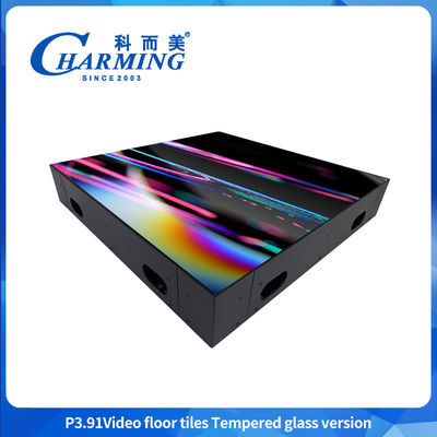 الصين المهنية داخلية SMD1921 مقاومة للماء 3D الزجاج مرآة LED عرض أرضية الرقص الإشارات الرقمية LED الفيديو أرضية البلاط للأحداث