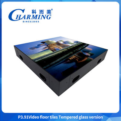 تخصيص IP65 الحماية العالية RGB LEDs المرحلة & مكعب الإعلانات الداخلية والخارجية 500 * 500mm أدى أرضية الرقص شاشات عرض رقمية