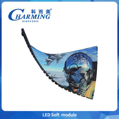 Ip40 عرض داخلي مدعوم P1.86 وحدات 800cd الوضوح P2.5 لوحة الإشارات الرقمية P4 Low Power Led Soft Module