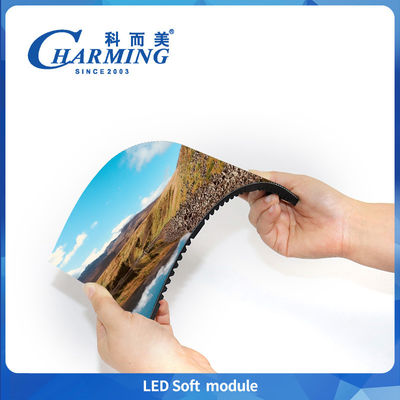 اللون الكامل P1.86/P2/P2.5/P3.076 وحدة LED داخلية ناعمة 800 هرتز سطوع عالي للشاشة الأسطوانية