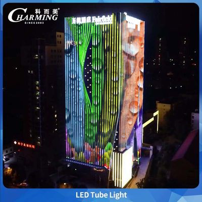 U38 RGB LED Tube Light DC24V عرض 140 درجة للمشاريع الخارجية