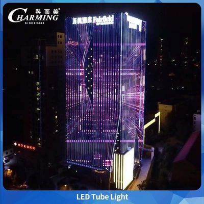 U38 سبيكة الألومنيوم RGB مصباح الأنابيب LED DC24V SPI التحكم في البناء
