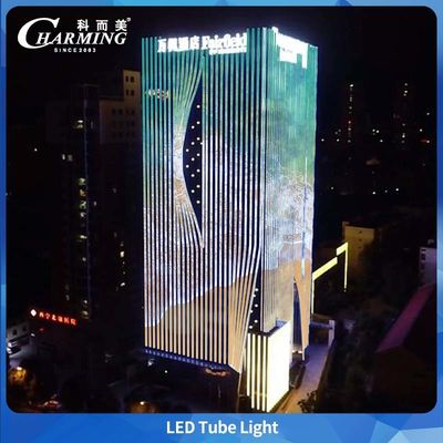 ضوء الأنابيب RGB U38 1000/500*38*58MM اجتاز شهادة 3C و CE للمبنى الخارجي سهولة الصيانة