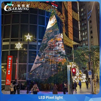 30MM IP66 DC24V RGB في الهواء الطلق الألومنيوم الشخصي دائم Led عيد الميلاد Led بكسل نقطة ضوء