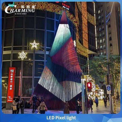 SMD3535 50C مصابيح بيكسل LED IP66 مقاوم للماء تحكم SPI للجدران الخارجية إضاءة الحديقة