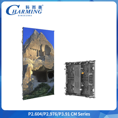 شاشة تأجير خارجية من سلسلة CM P3.91 بمعدل تحديث 8K، تصنيف IP65، أبعاد 500 مم * 1000 مم، فائقة النحافة 79 مم، موفرة للطاقة، مناسبة لعروض الحفلات والفعاليات