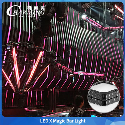 سهل الفك والتركيب بأطوال مختلفة منتج ساحر LED X Magic Bar تصميم معياري منتج ساحر LED X Magic Bar RGB LED Pixel Bar لحدث ترفيهي