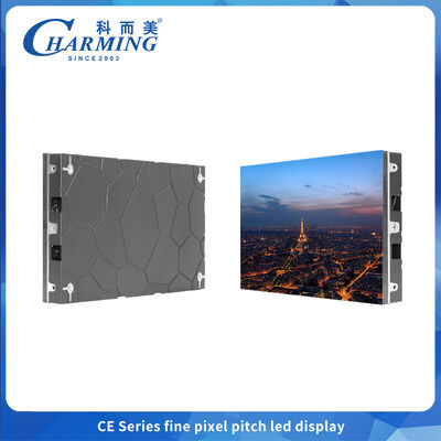 شاشة LED ذات الطول الدقيق P1.25 P1.53 بكسل 640 * 480mm مع الصيانة الأمامية لمعرض المؤتمر