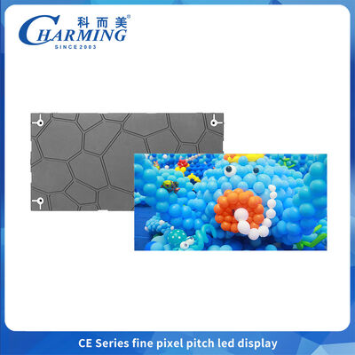 شاشة LED داخلية مقاس 640*480 مم من Fine P1.86-P2.5 مع خدمة أمامية مغناطيسية ومزج سلس لحجم الخزانة